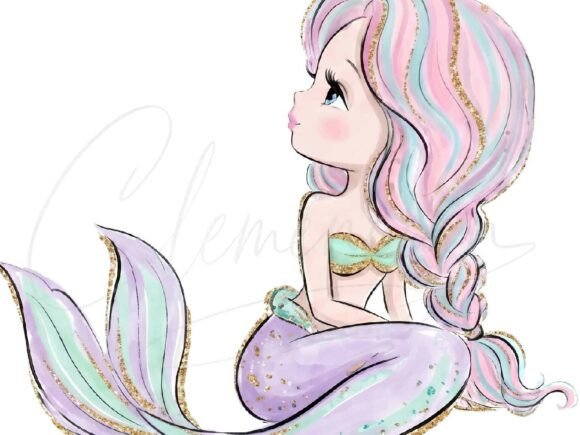 Download Cute Mermaid Girl PNG - Girl Collection