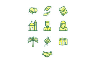 Download Ramadan Moslem Vector Icon Set - Premium Bundle