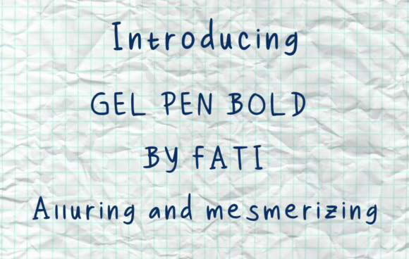 Download Gel Pen Bold - Bold Collection